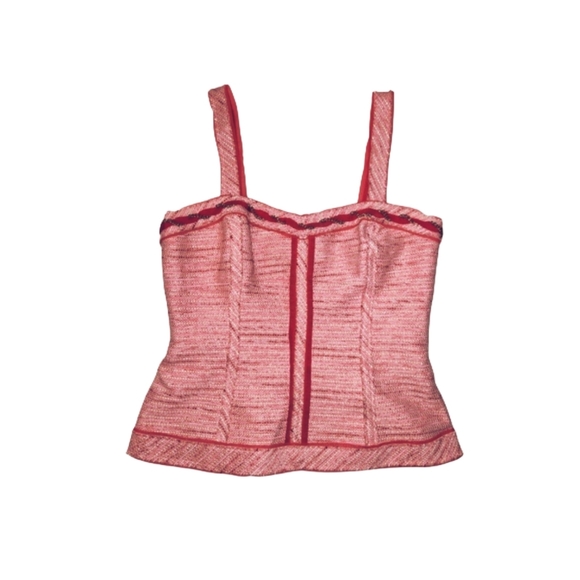 White House Black Market Tops - WHBM Pink Twee Corset Top 💗